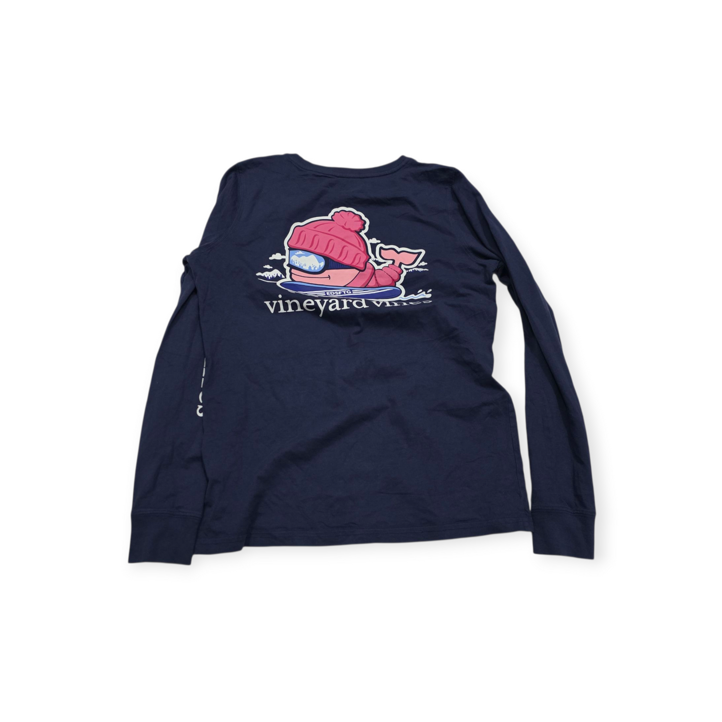 Playera Vineyard Vines Xchico Xs Azul Marino De Mujer