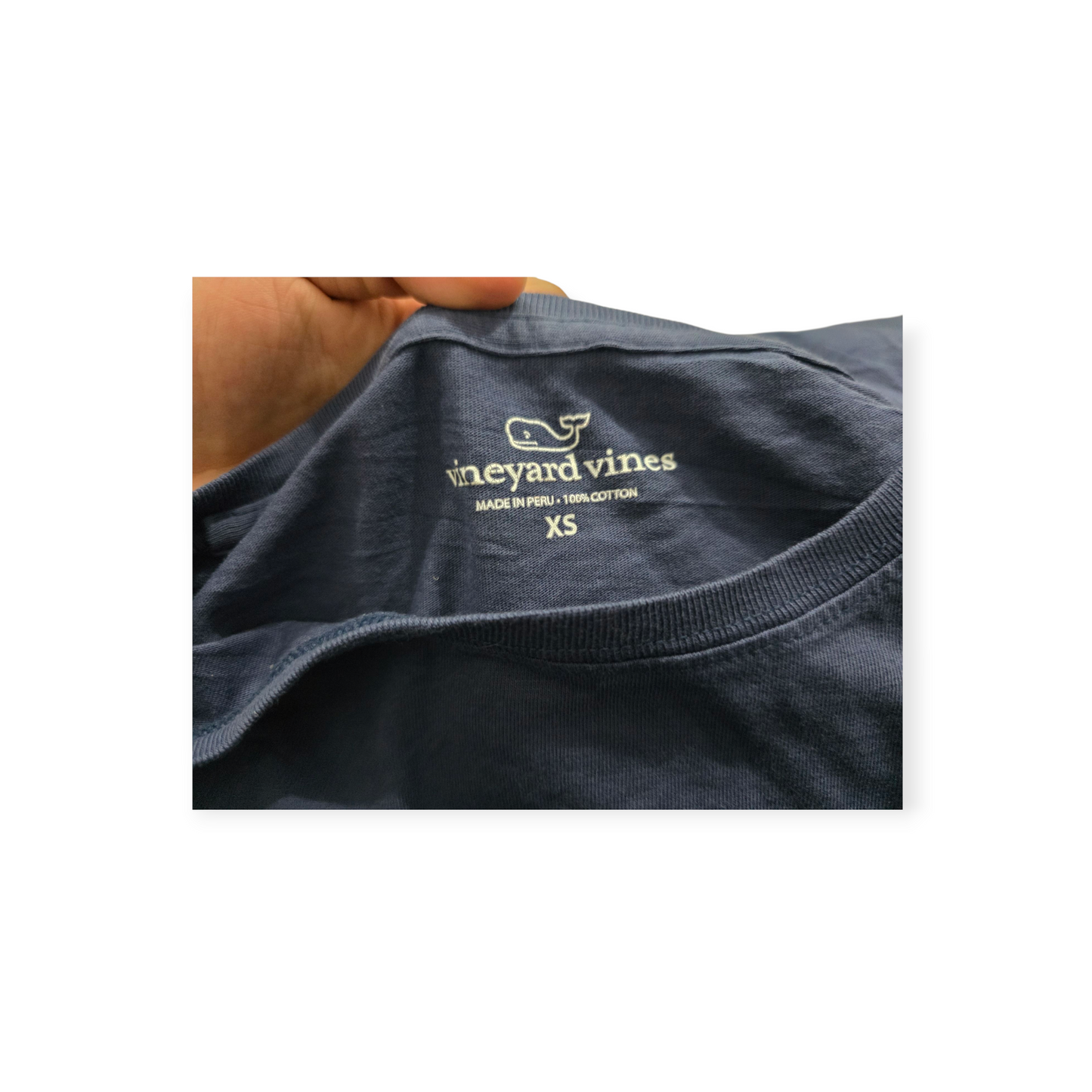 Playera Vineyard Vines Xchico Xs Azul Marino De Mujer