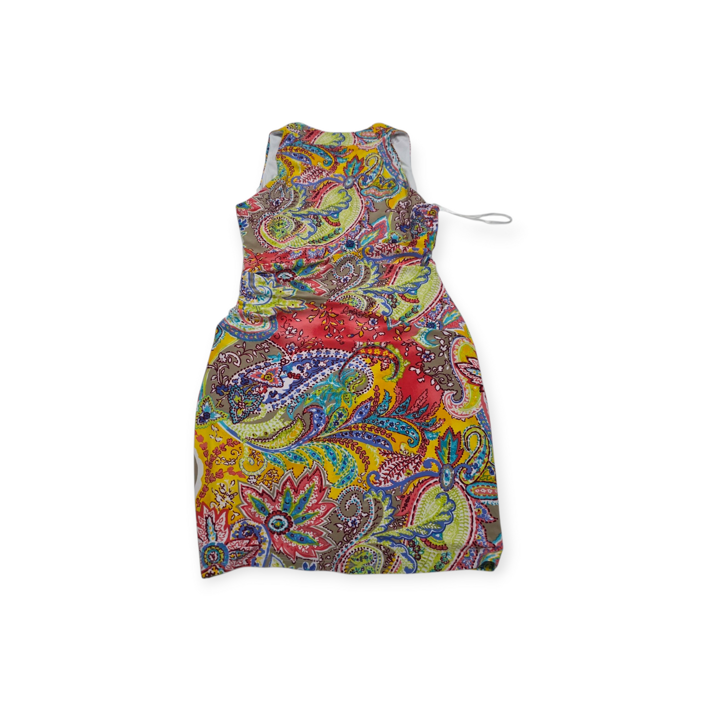 Vestido Ralph Lauren Talla 16 Amarillo Con Figuras