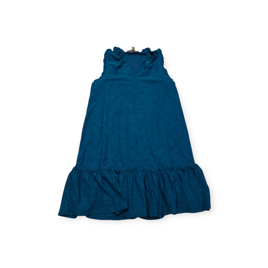 Vestido Michael Kors Mediana M Sin Mangas Azul Petróleo