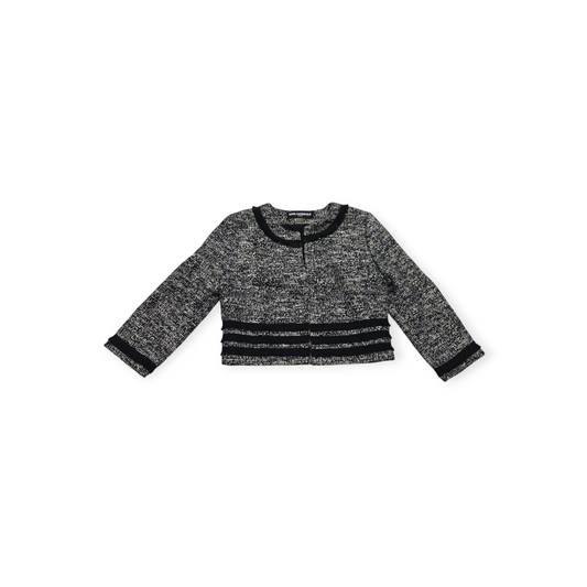 Blazer Corto Karl Lagerfeld Chico S Gris Con Negro