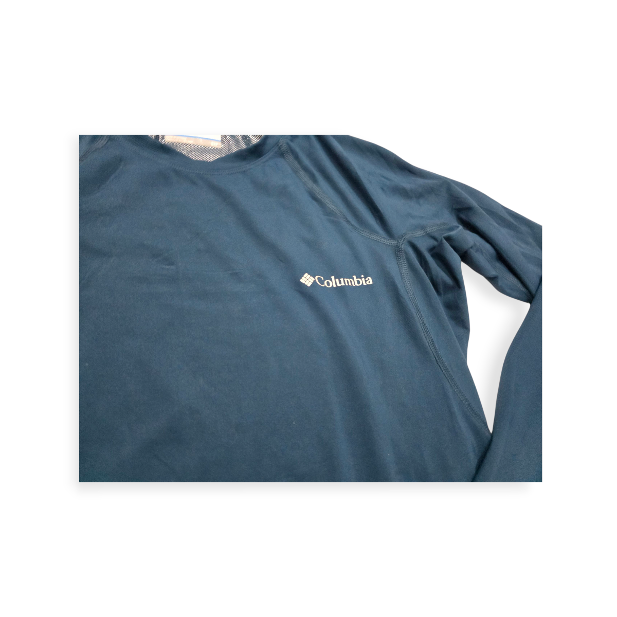 Playera Columbia Omniheat De Mujer Chico S Azul Petróleo