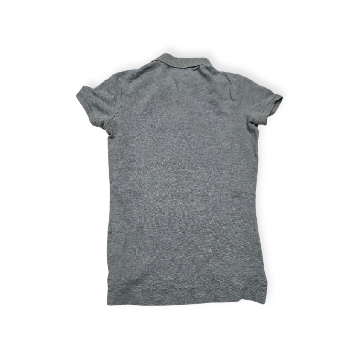 Playera Polo Ralph Lauren Extra Chica Gris Con Pony Gris