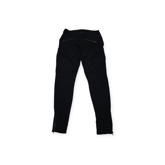 Pantalon True Religion Negro Con Cierres Talla 26 De Mujer