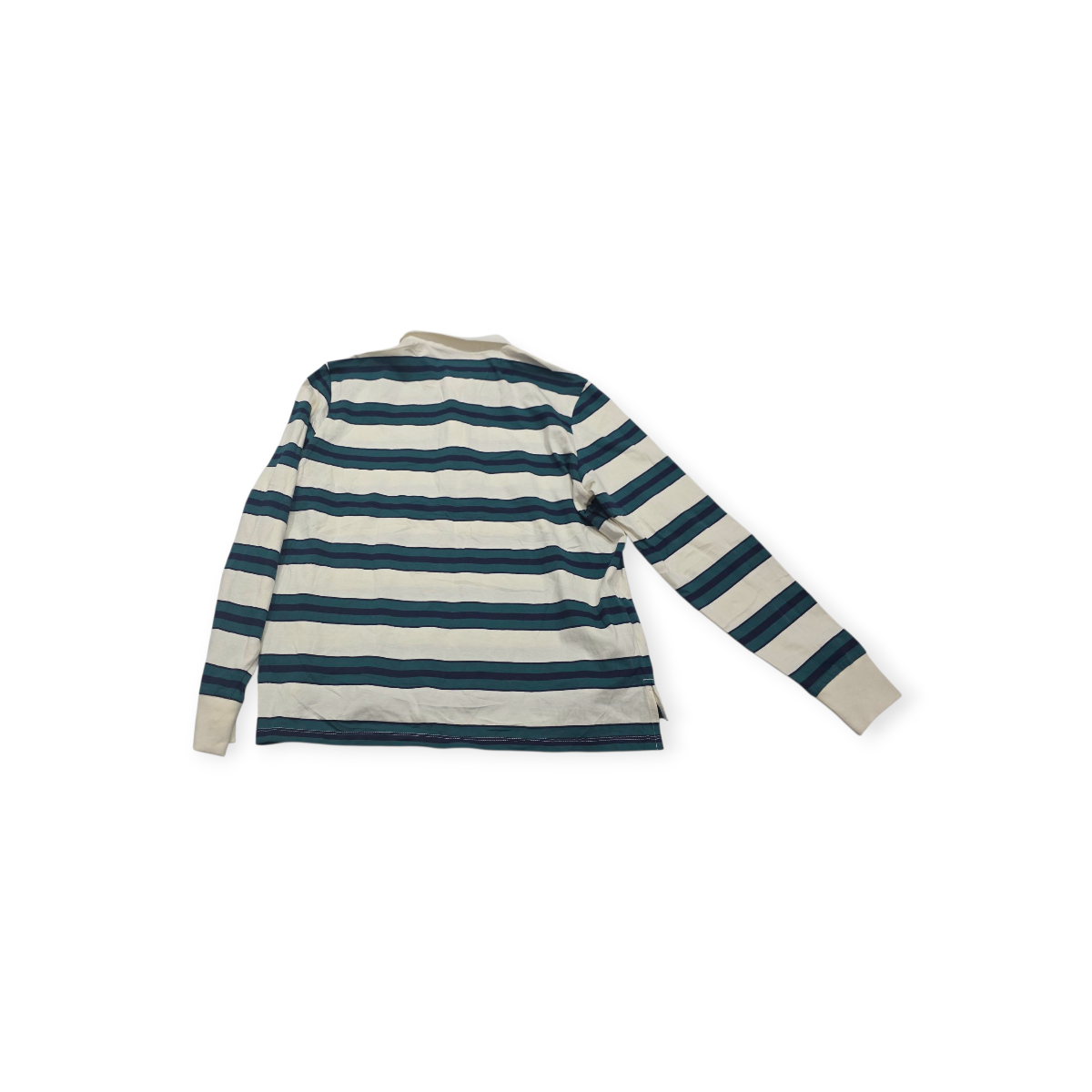 Playera Vineyard Vines Mediana M Crema Con Verde Con Lineas