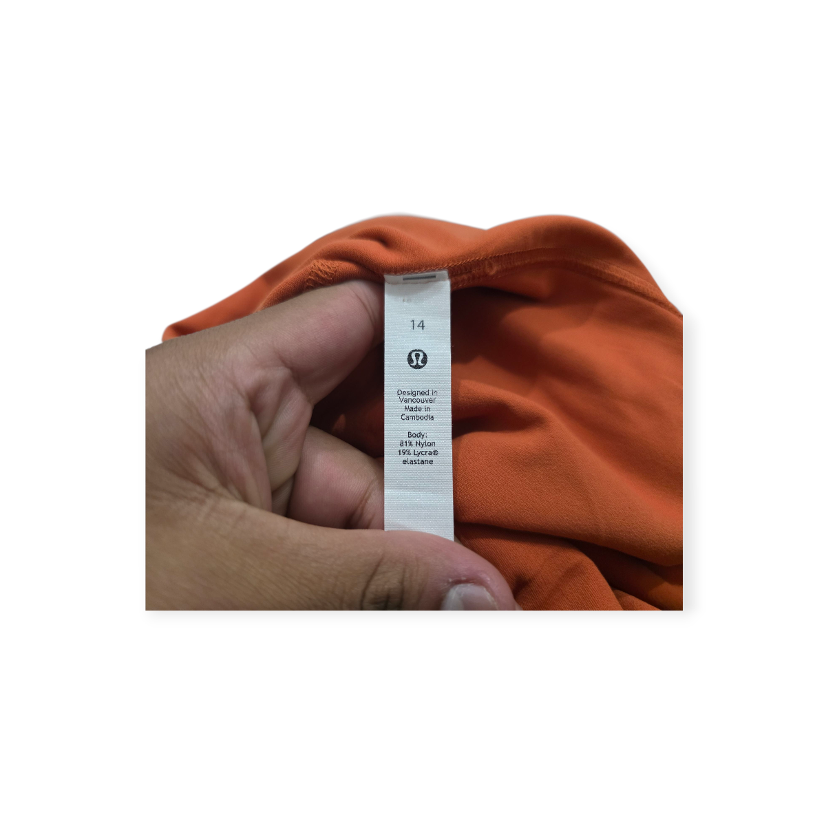 Legging Lululemon Naranja De Mujer Talla 14