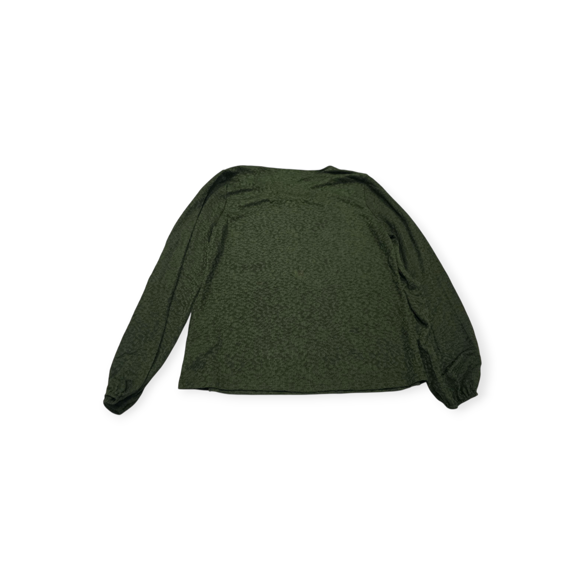 Blusa Michael Kors Xgrande Xl Verde Opaco Manga Larga