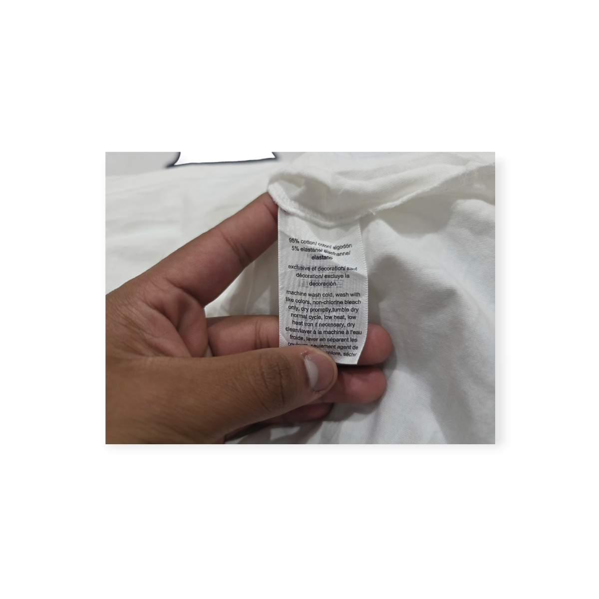 Playera Tommy Hilfiger Chico S Blanca Manga Corta De Mujer