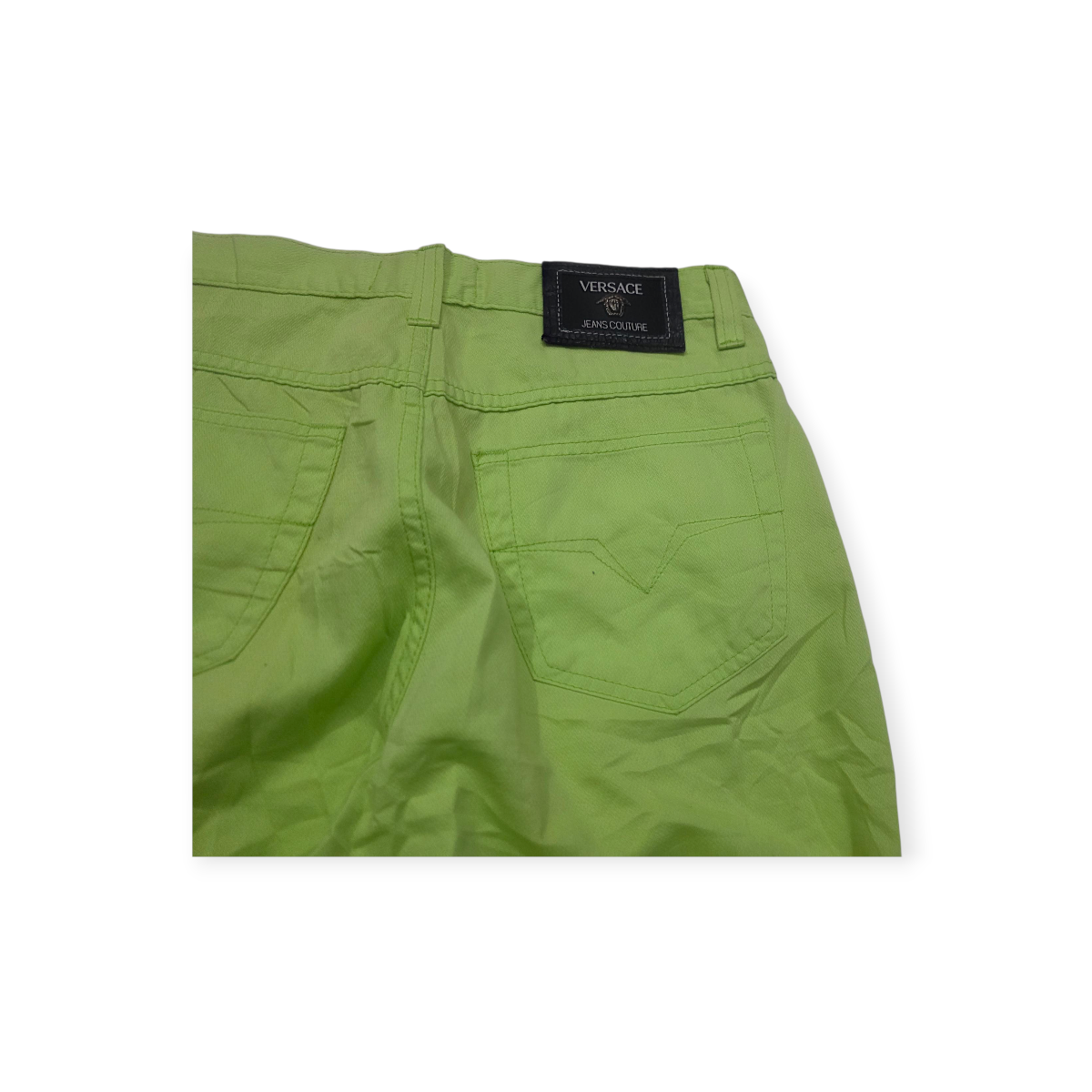 Pantalon Versace De Mujer 32/46 Color Verde Claro