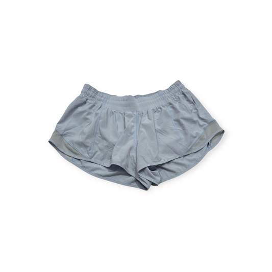 Short Lululemon Talla 10 Regular Azul Metálico Claro