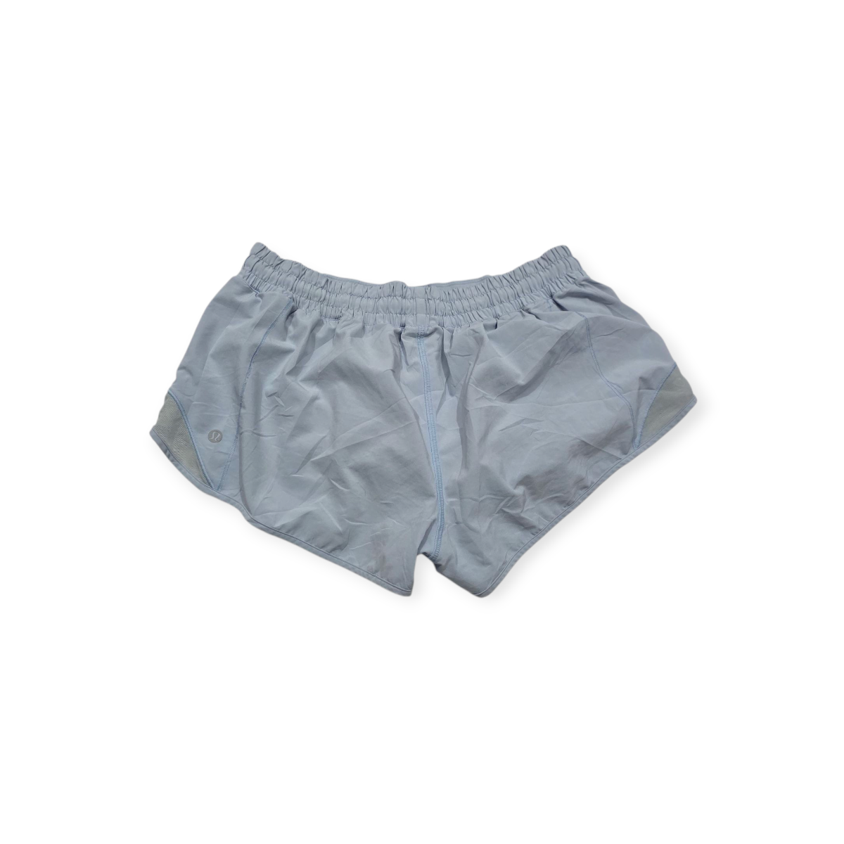 Short Lululemon Talla 10 Regular Azul Metálico Claro