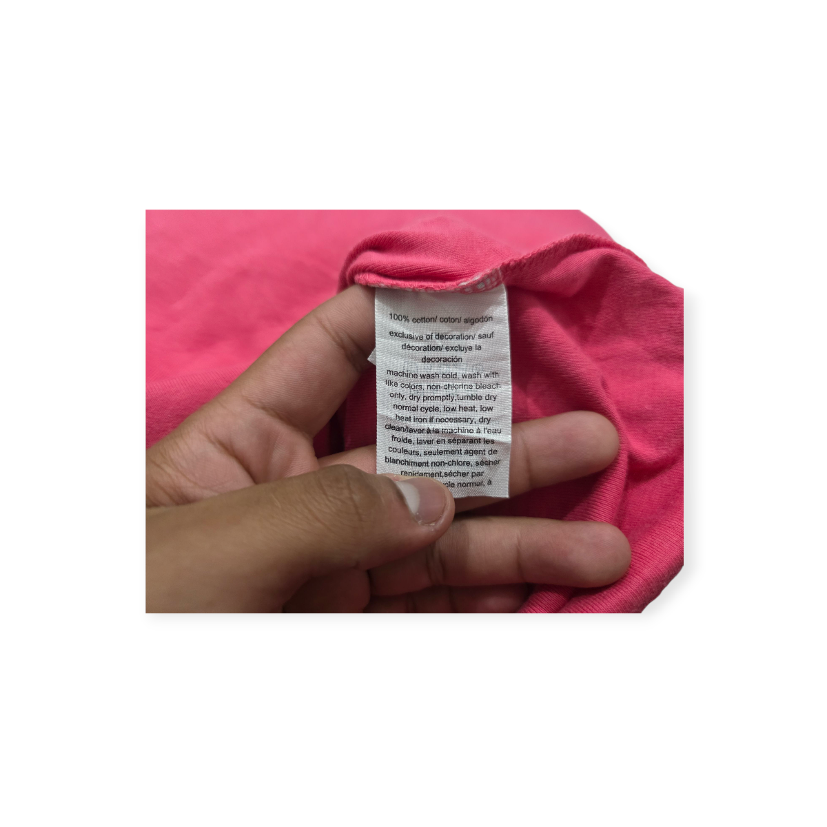 Playera Tommy Hilfiger Mediana M Rosa Claro