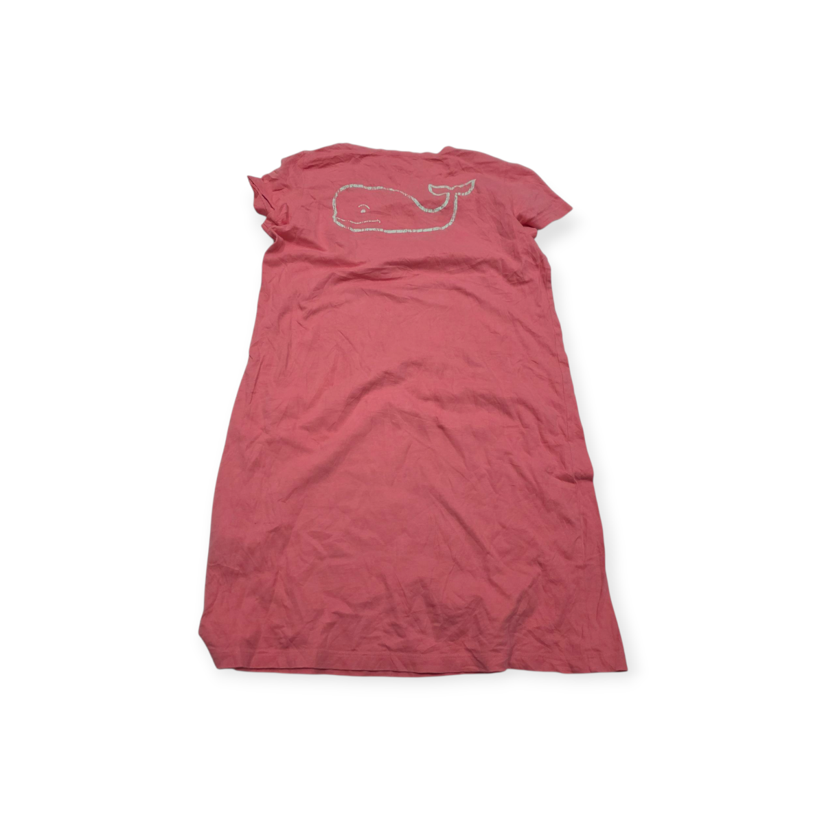 Vestido Vineyard Vines Mediana M Rosa Claro Manga Corta