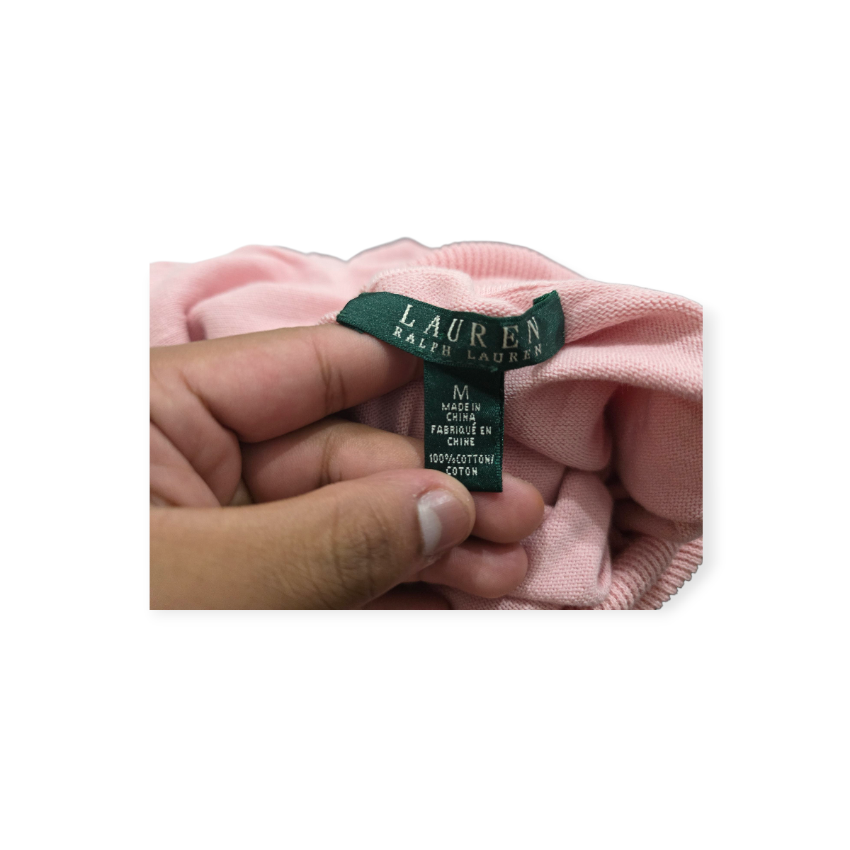 Sueter Ralph Lauren Mediana M Rosa Claro De Mujer