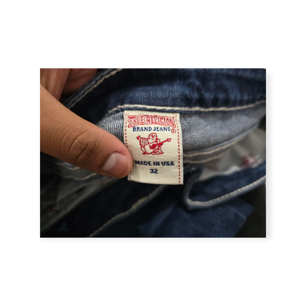 Pantalon True Religion Talla 32 Section Becky Azul De Mujer