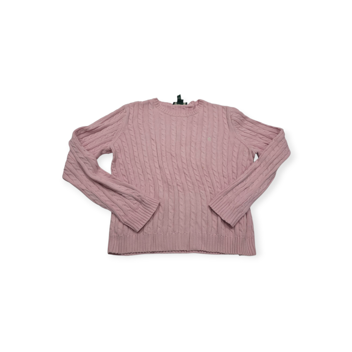 Sueter Ralph Lauren Grande L Rosa Claro Cuello Redondo