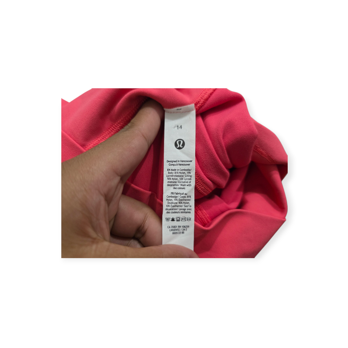 Legging Lululemon De Mujer Talla 14 Color Rosa