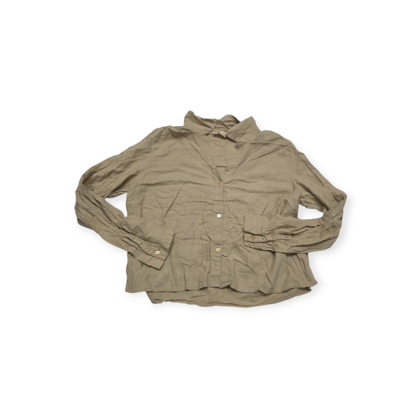 Blusa Ralph Lauren Michael Kors De Viscose Xgrande Xl Cafe