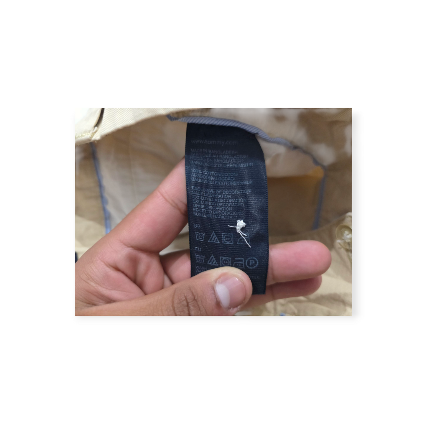 Short Tommy Hilfiger Cafe Claro Talla 14