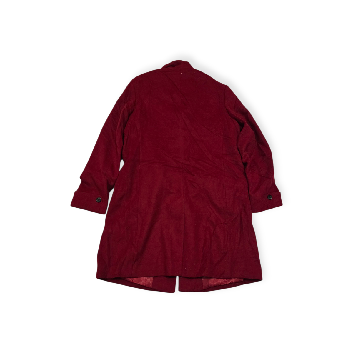 Abrigo Ralph Lauren De Mujer Talla 16 Color Rojo De Lana