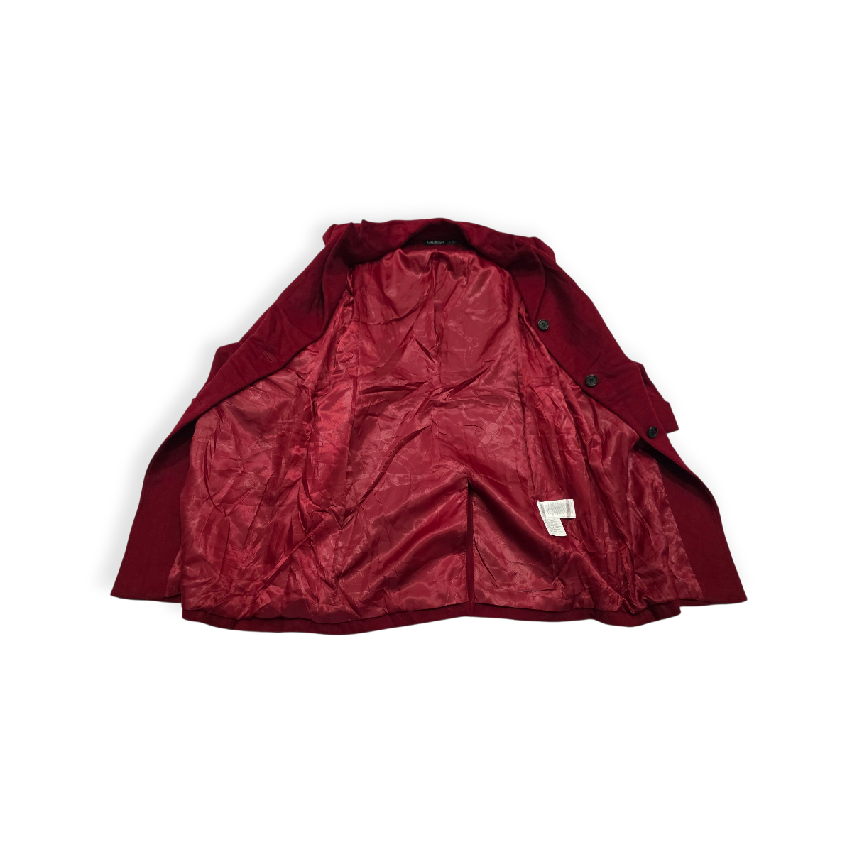 Abrigo Ralph Lauren De Mujer Talla 16 Color Rojo De Lana