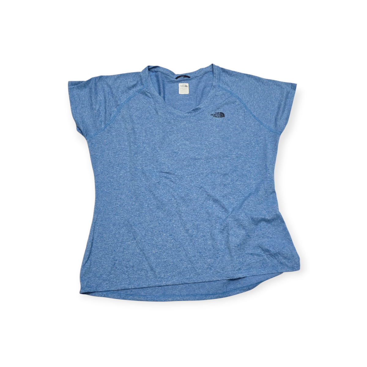 Playera The North Face Xgrandexl Azul Jaspeado Manga Corta