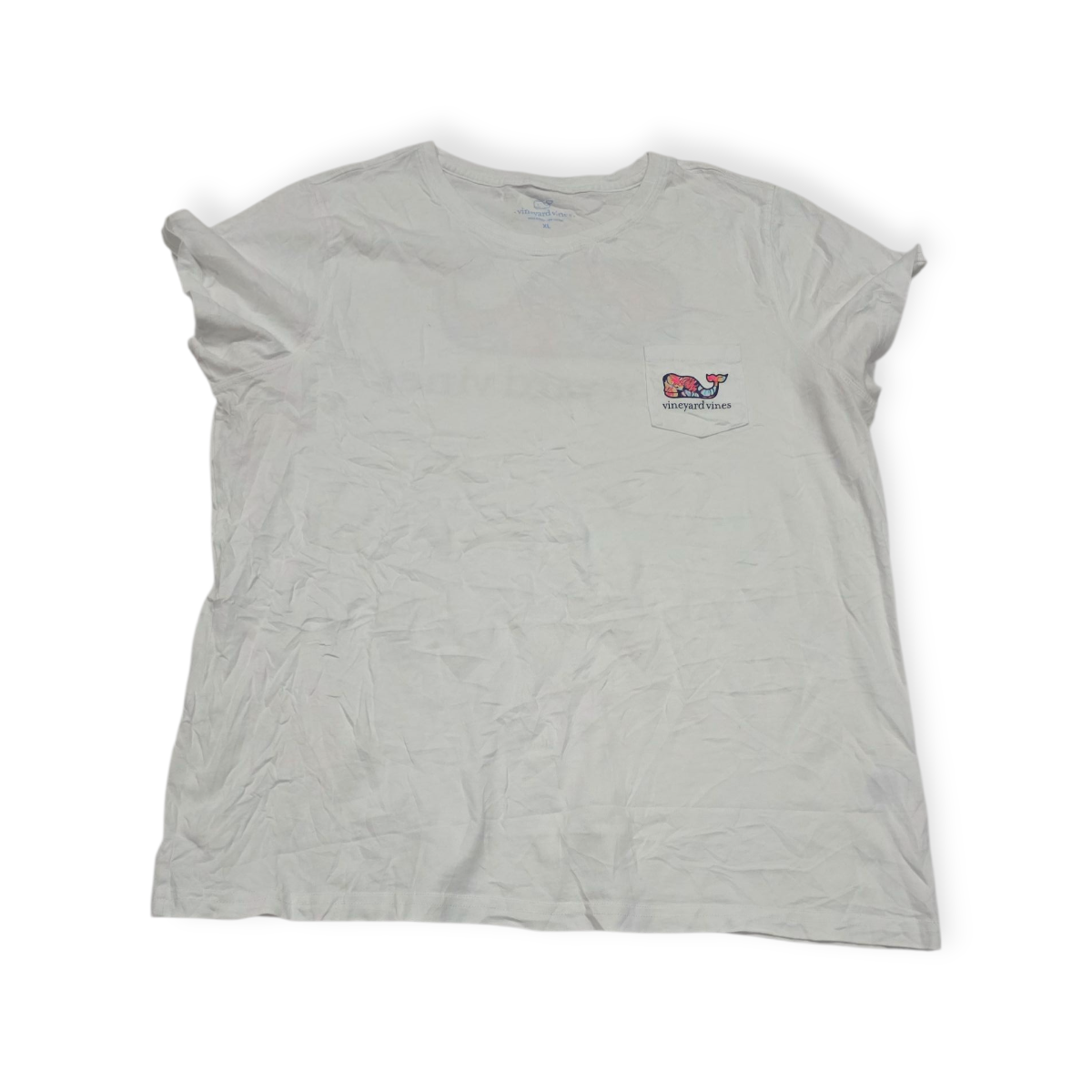 Playera Vineyard Vines Xgrande Xlblanca Manga Corta D Mujer