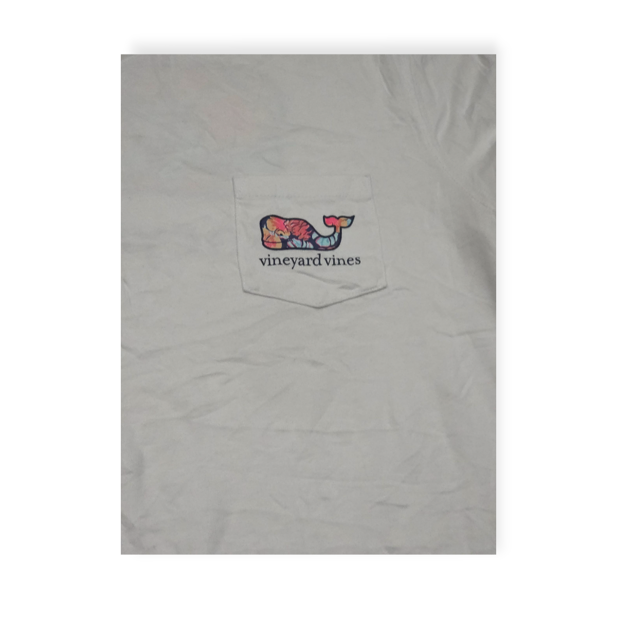 Playera Vineyard Vines Xgrande Xlblanca Manga Corta D Mujer