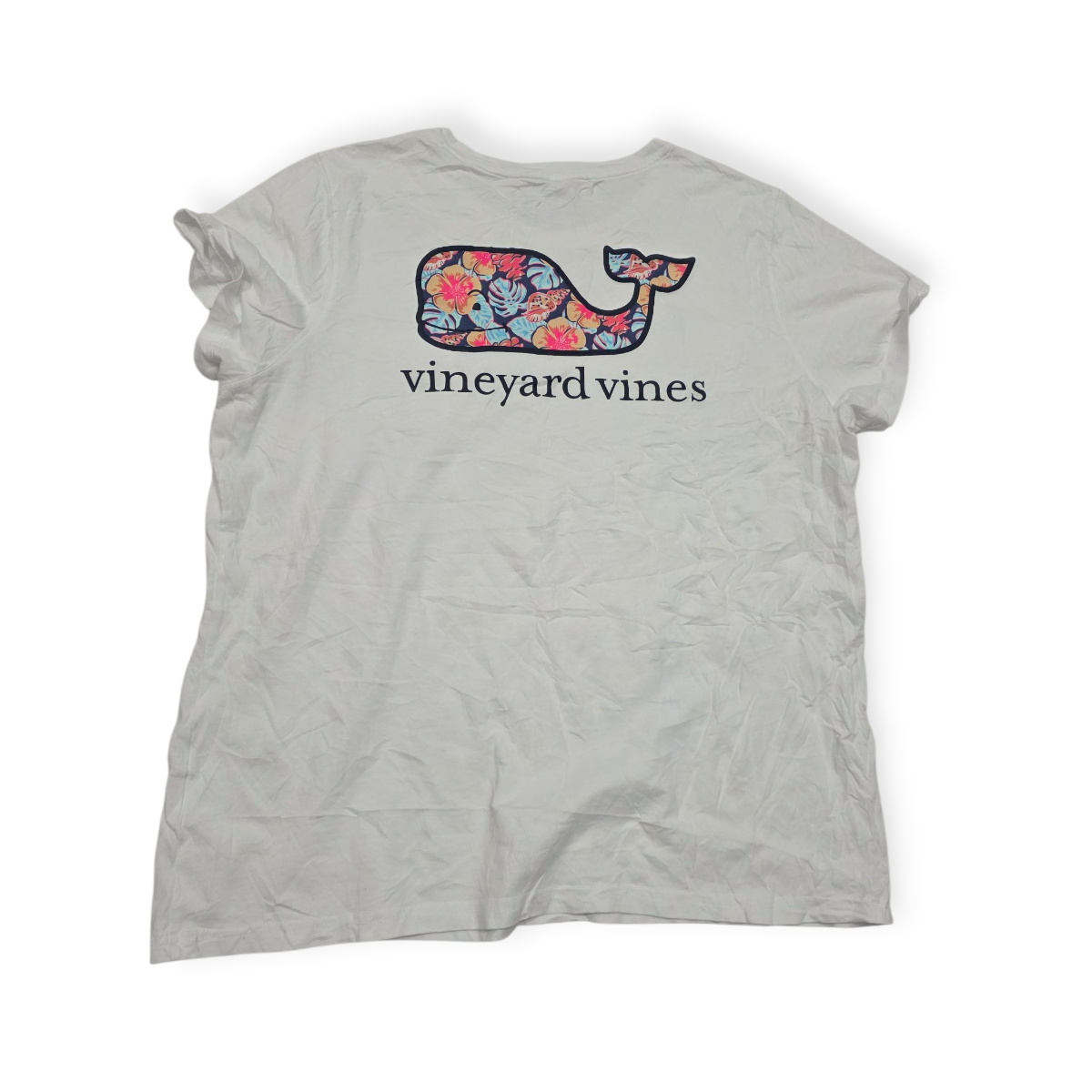 Playera Vineyard Vines Xgrande Xlblanca Manga Corta D Mujer