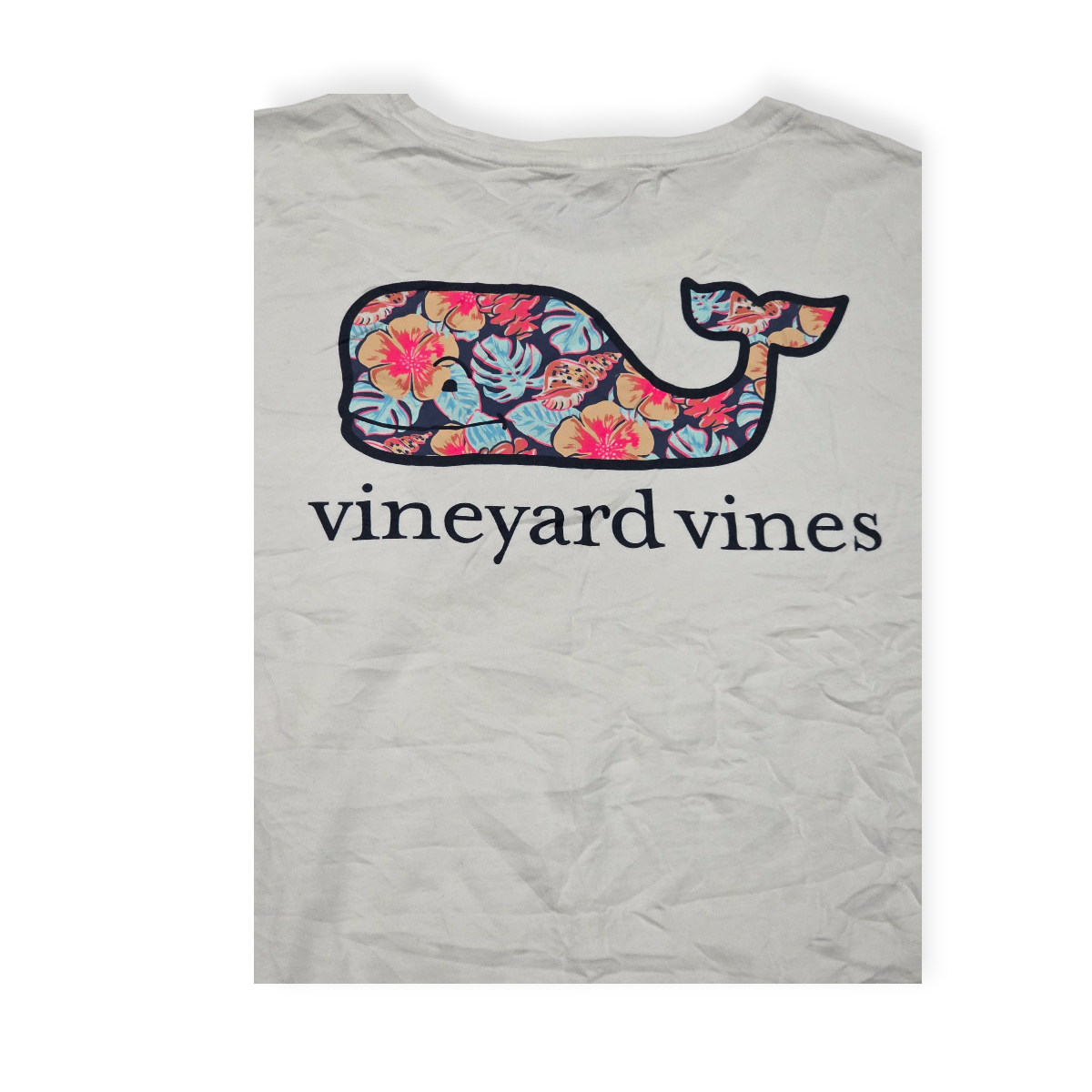 Playera Vineyard Vines Xgrande Xlblanca Manga Corta D Mujer