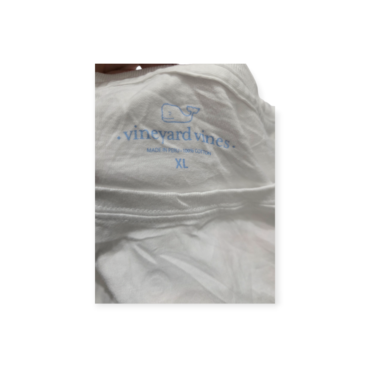 Playera Vineyard Vines Xgrande Xlblanca Manga Corta D Mujer