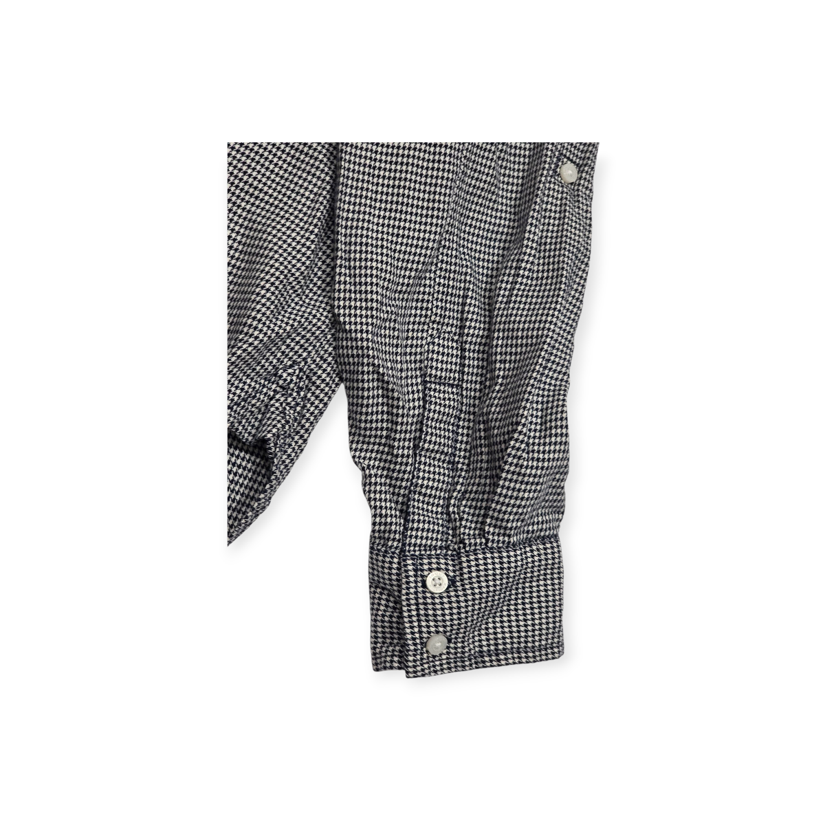 Camisa Tommy Hilfiger Grande L Negro/blanco Manga Larga