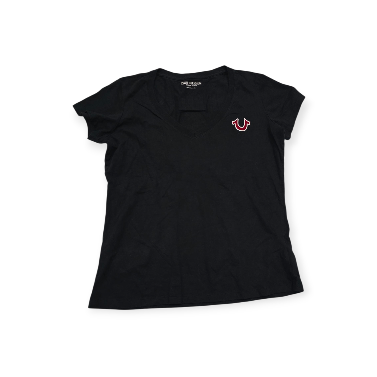 Playera True Religion Grande L Color Negro Manga Corta