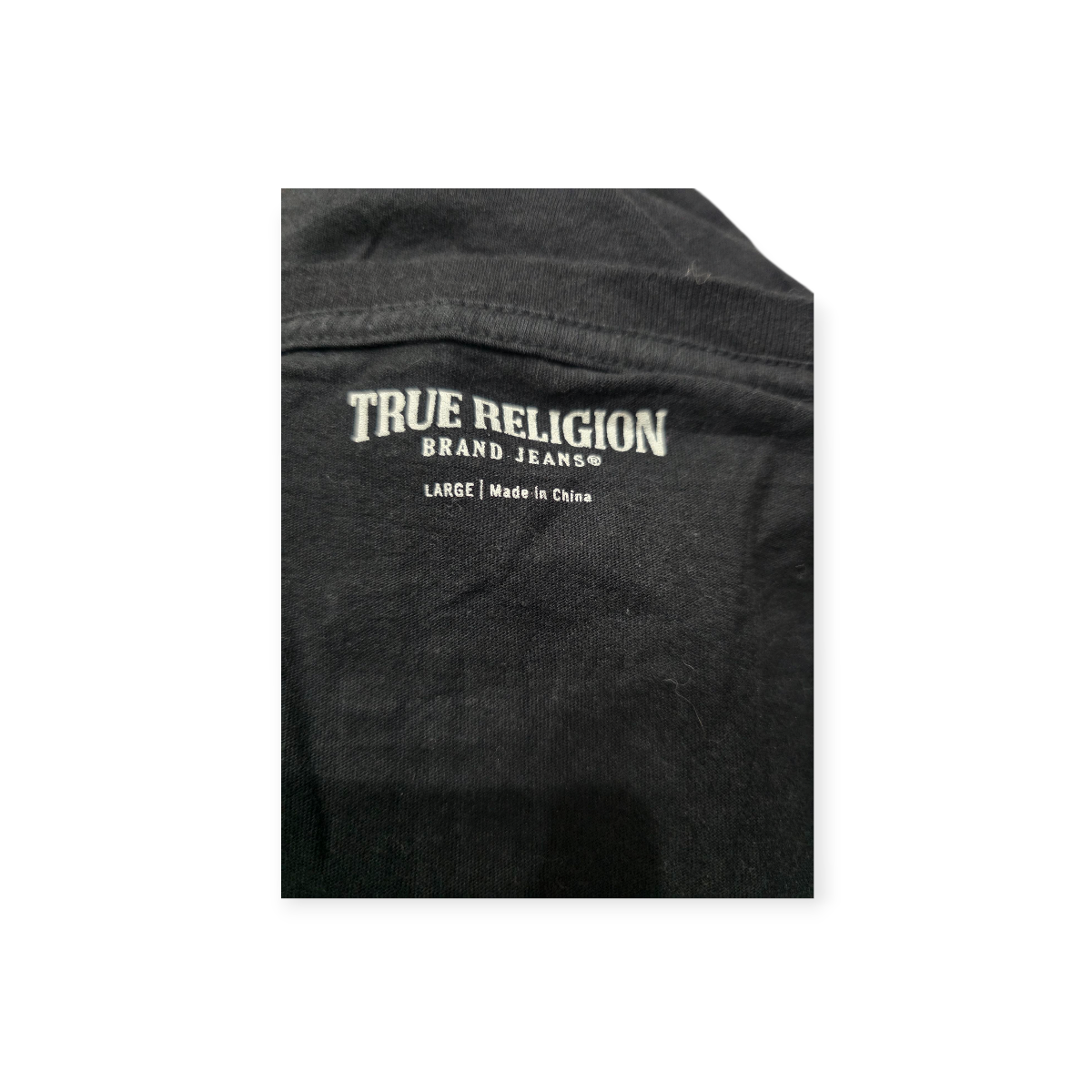 Playera True Religion Grande L Color Negro Manga Corta