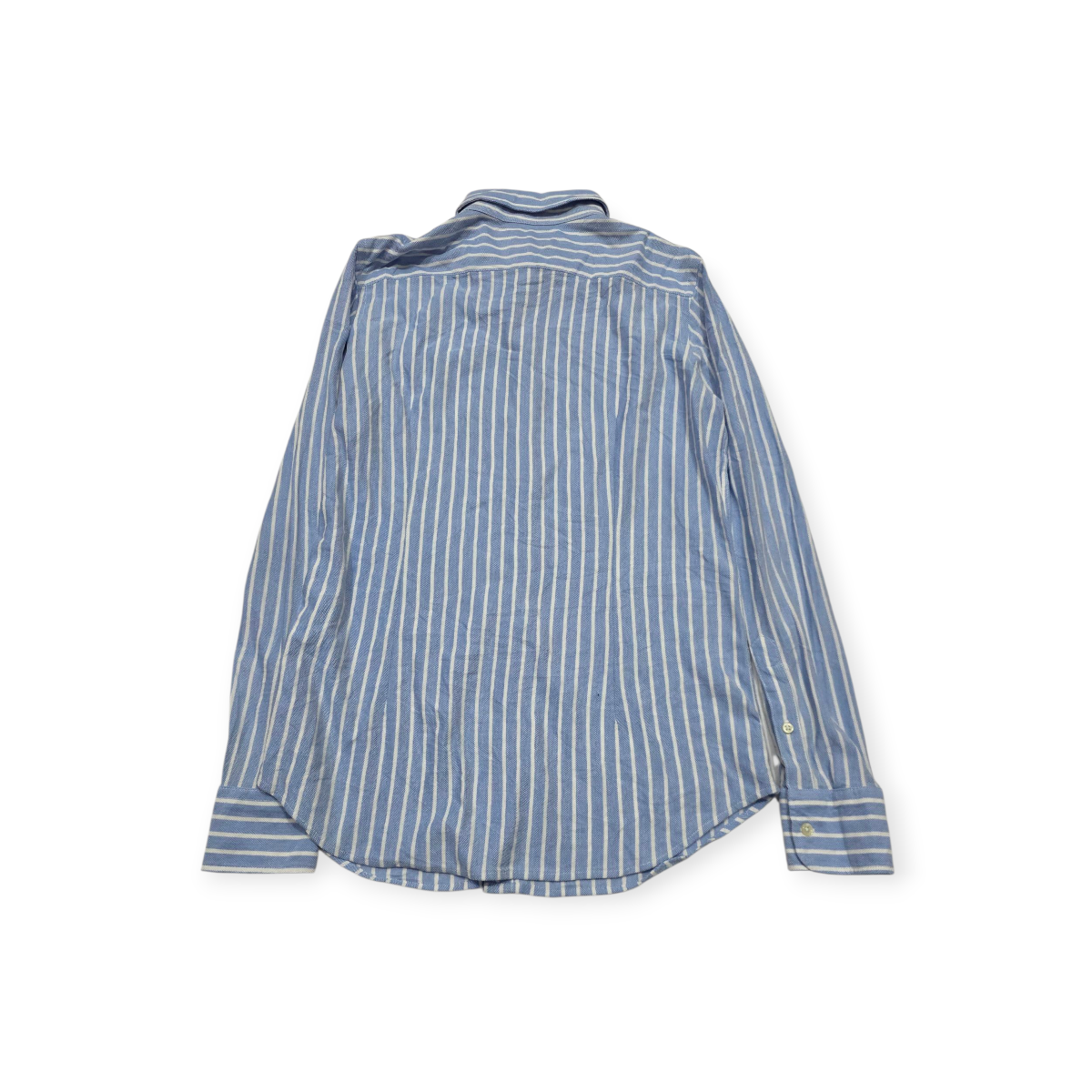 Camisa Polo Ralph Lauren Knit Oxford Mujer Azul Claro Rayada