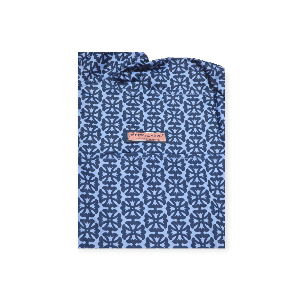 Playera Vineyard Vines The Shep Shirt Azul Con Figuras
