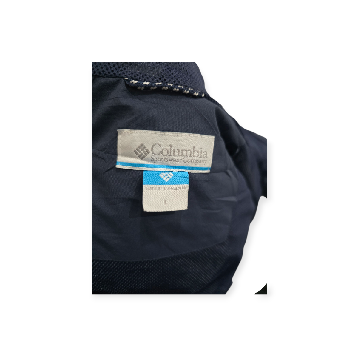 Chamarra Ligera Columbia Omnitech Grande L Azul Marino