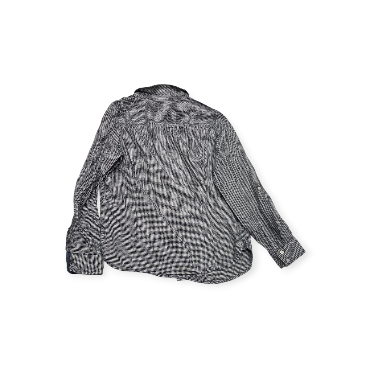 Camisa Tommy Hilfiger Grande L Negro/blanco Manga Larga