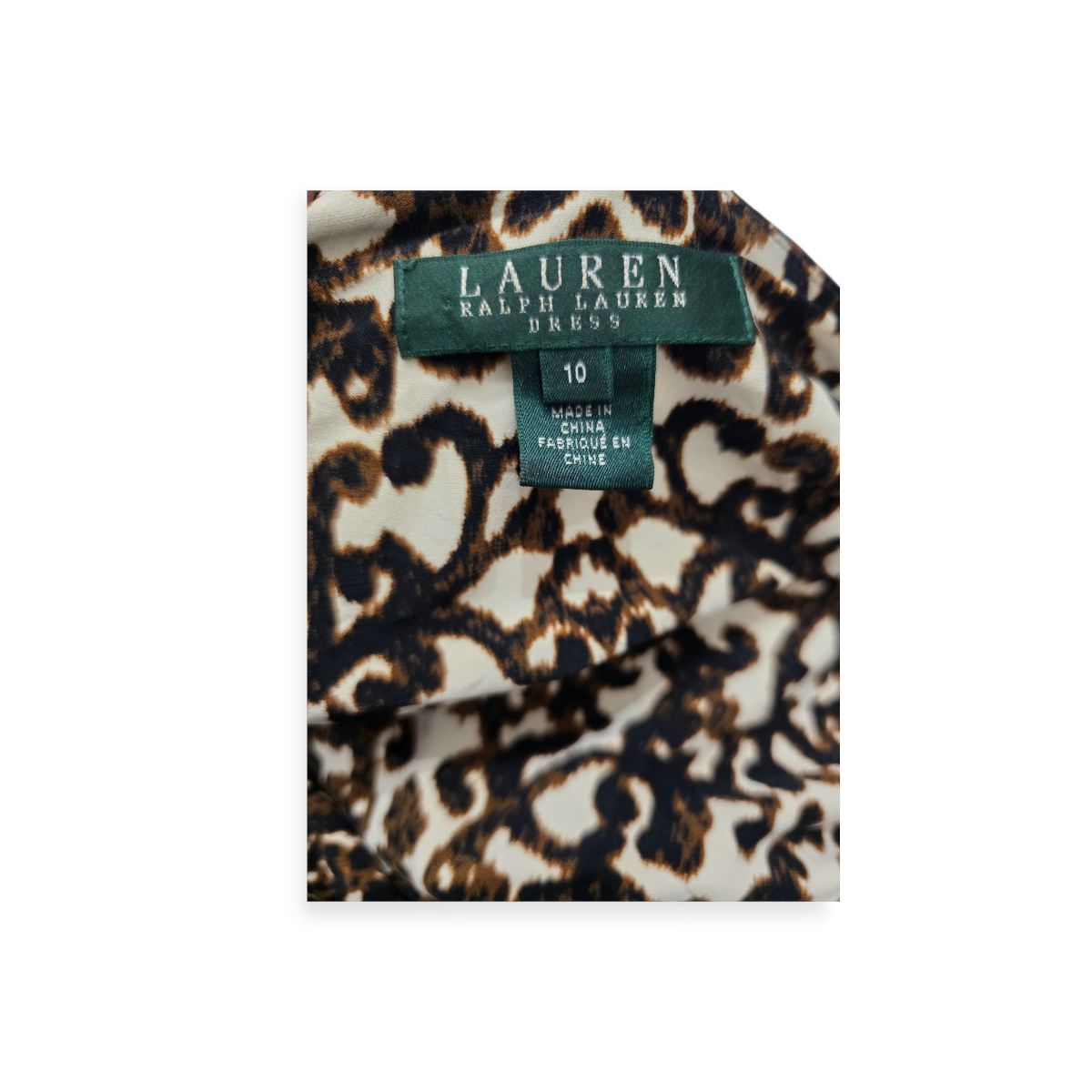 Vestido Ralph Lauren Con Escote Drapeado Y Manga 3/4