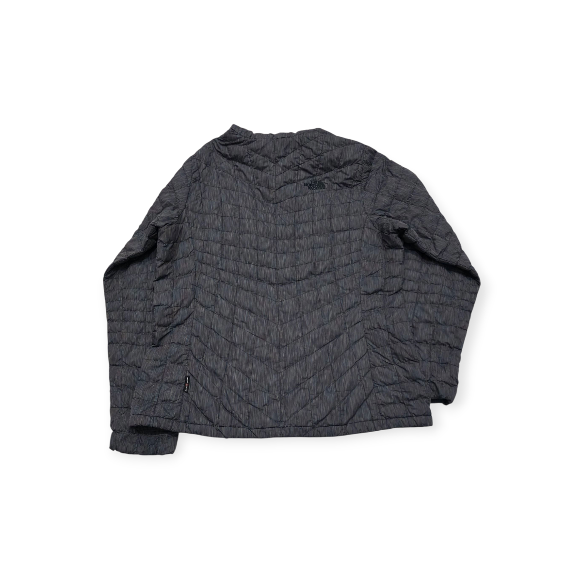 Chamarra The North Face Pm Gris Jaspeado Thermoball De Mujer