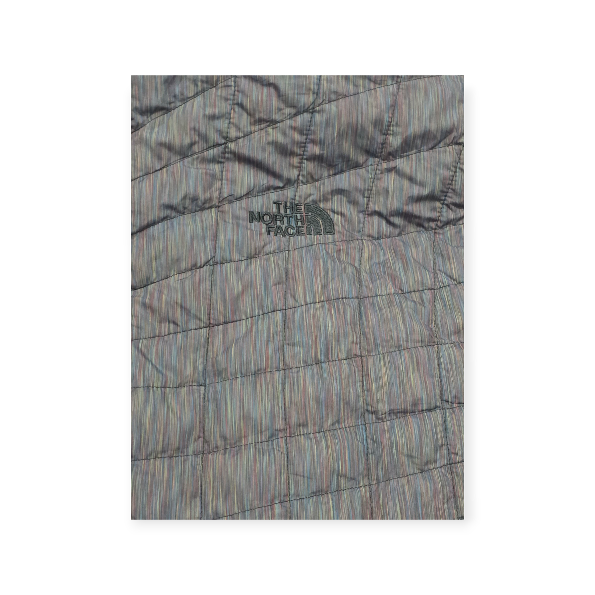 Chamarra The North Face Pm Gris Jaspeado Thermoball De Mujer