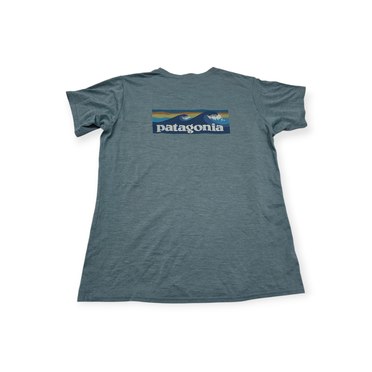 Playera Patagonia Capilene De Mujer Mediana M Azul Grisaceo