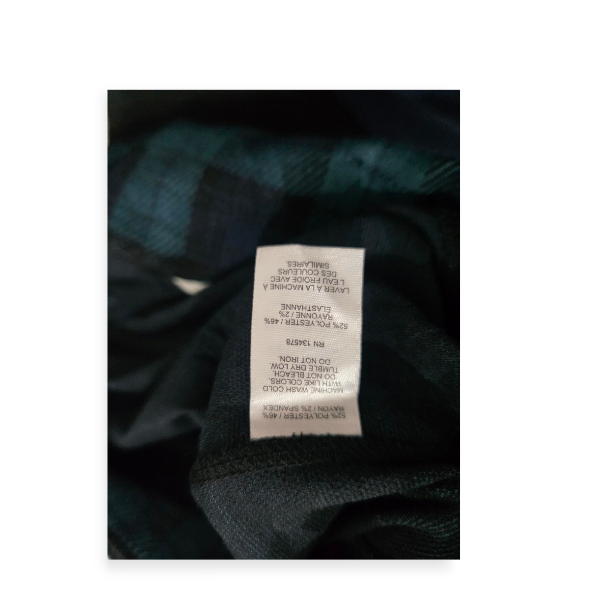 Pantalón Legging Vineyard Vines Mujer Cuadro Escoceses Verde