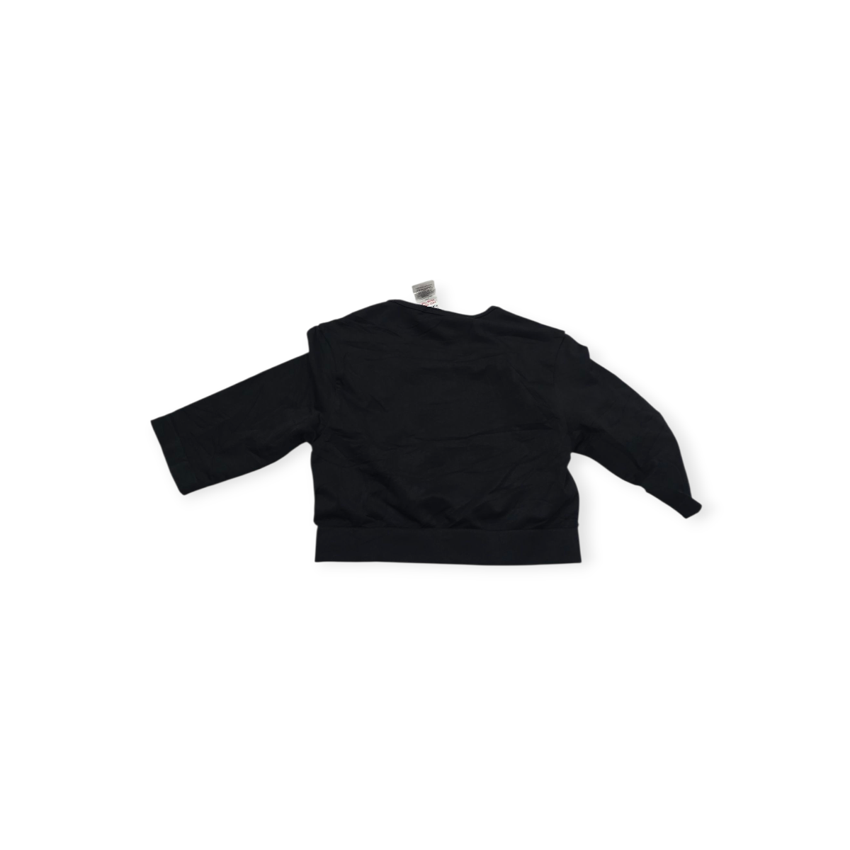 Playera Crop Top Gymshark Chico S Manga 3/4 Color Negro