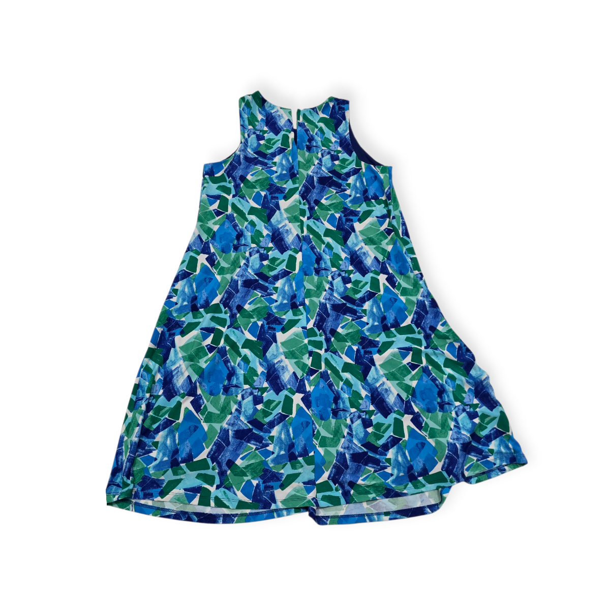 Vestido Ralph Lauren Talla 4 Estampado Azul Verde