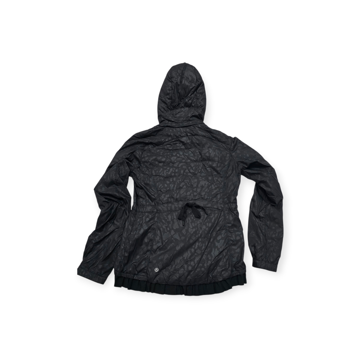 Chamarra Lululemon Athletic Talla 6 Negra Estampado Camo