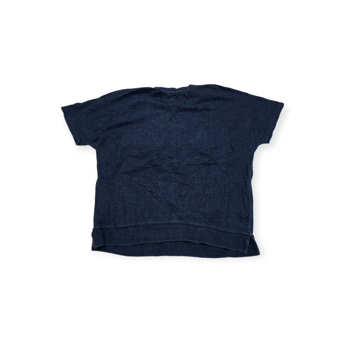 Playera Mujer Tommy Hilfiger Manga Corta Azul Corte Holgado