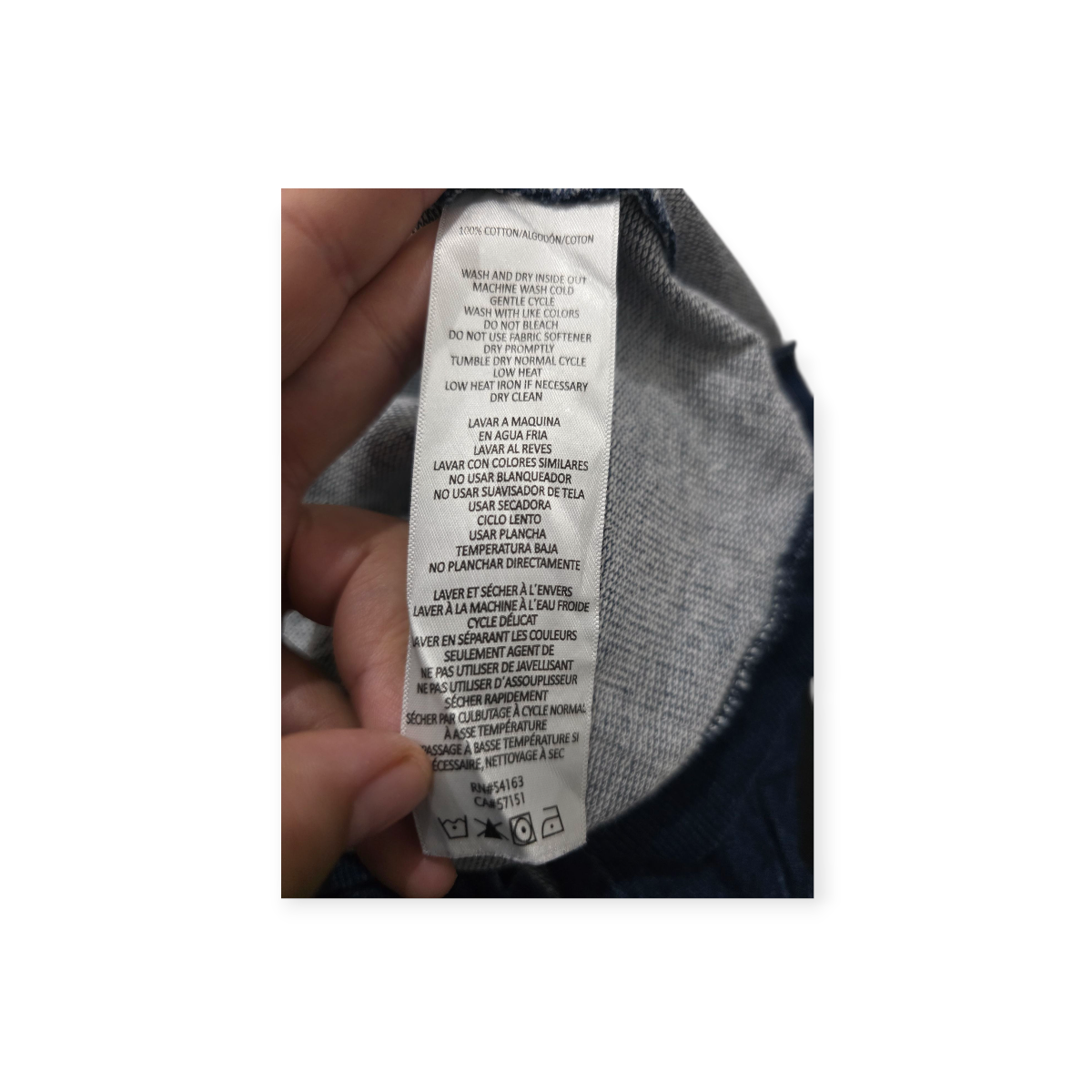 Playera Mujer Tommy Hilfiger Manga Corta Azul Corte Holgado