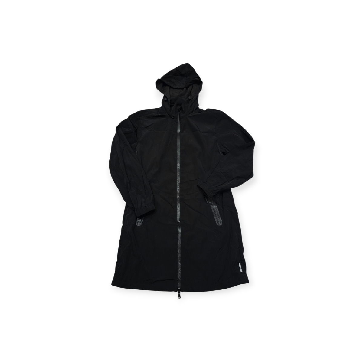 Armani Exchange Activeparka Negra Capucha Resistente Al Agua