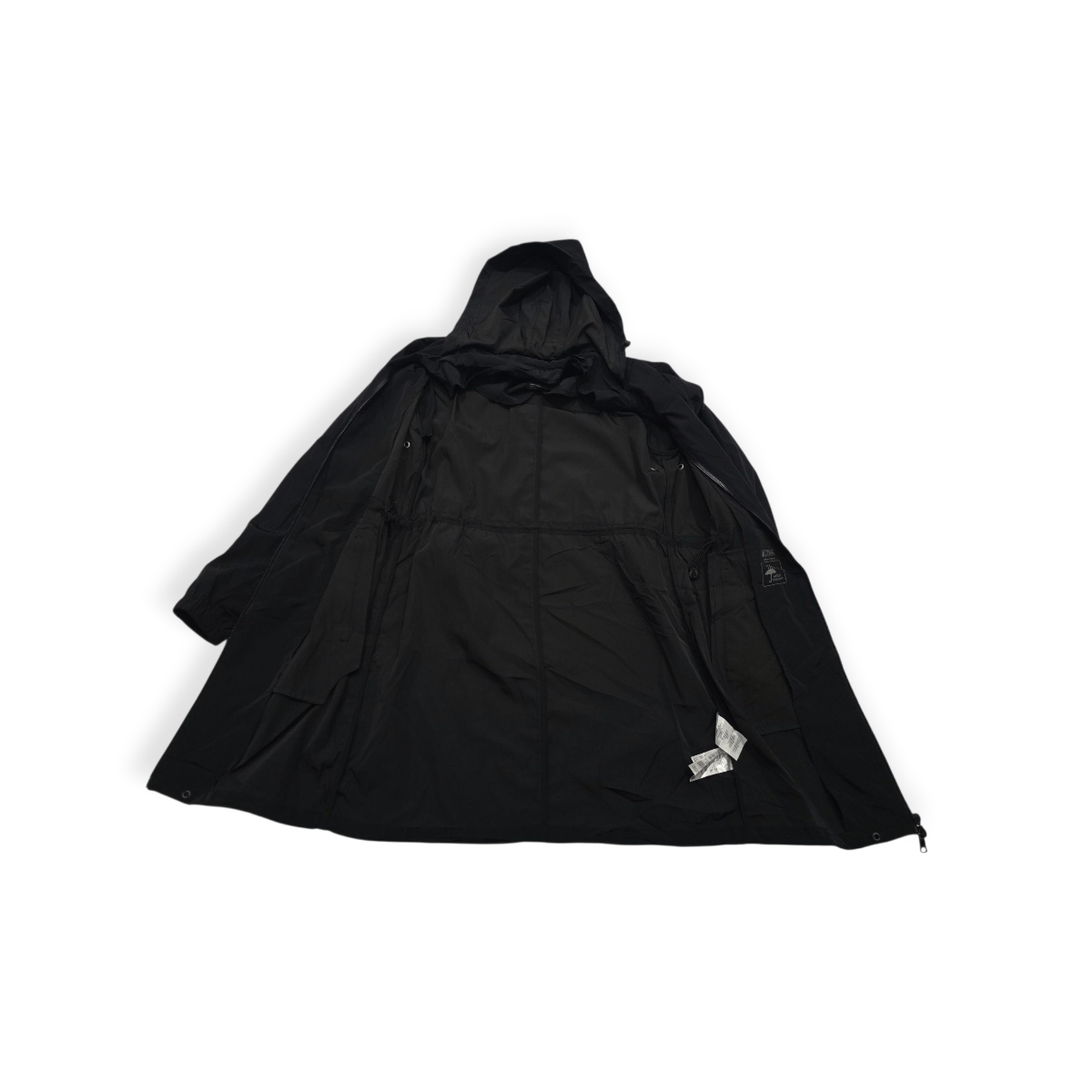 Armani Exchange Activeparka Negra Capucha Resistente Al Agua